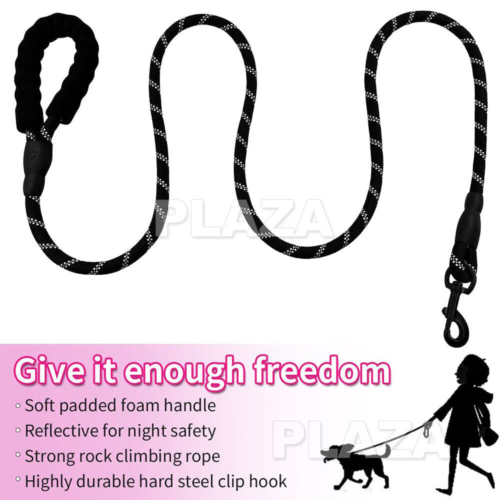 Nylon Training Dog Leash Heavy Duty Pet Products Strong Rope Recall Lead Leashes