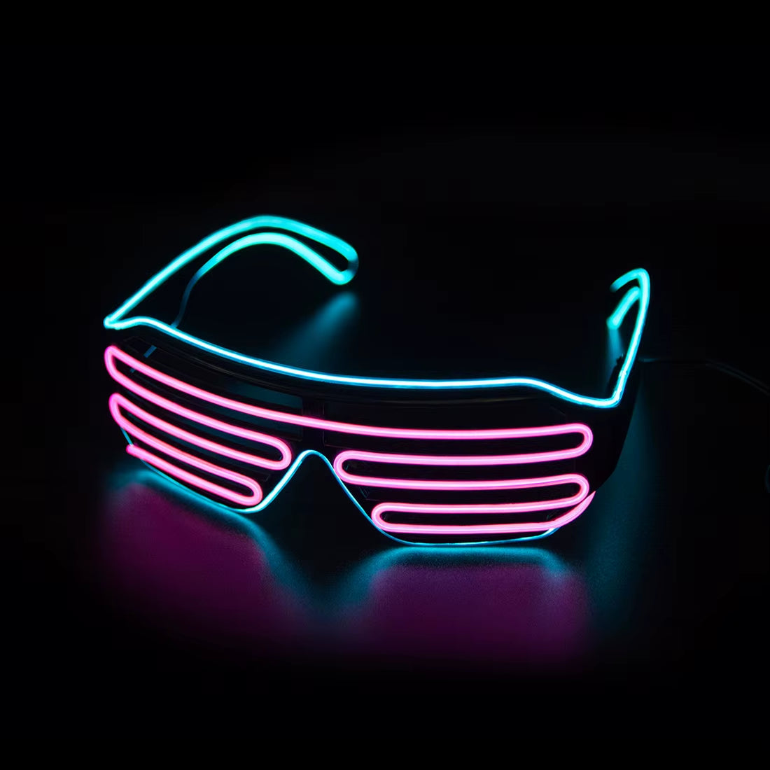 Glowing Glasses LED Gafas Luminous Bril Neon Christmas Glow Sunglasses Flashing Light Glass for Party Supplies Prop Costumes New