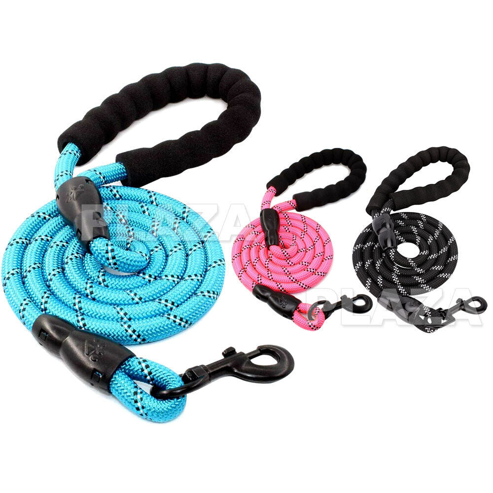 Nylon Training Dog Leash Heavy Duty Pet Products Strong Rope Recall Lead Leashes