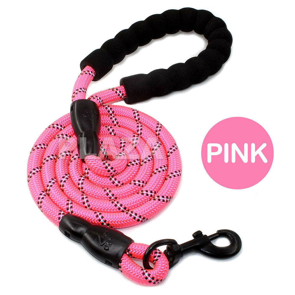 Nylon Training Dog Leash Heavy Duty Pet Products Strong Rope Recall Lead Leashes