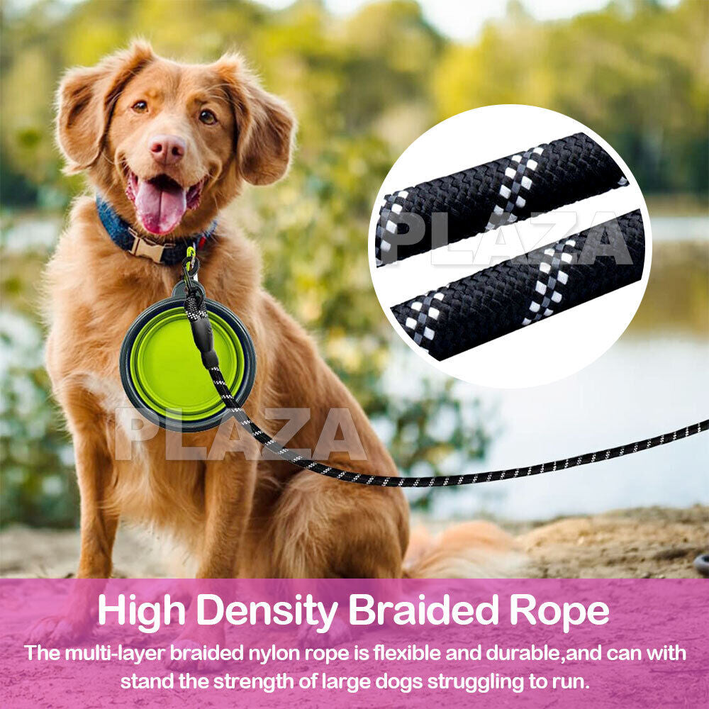 Nylon Training Dog Leash Heavy Duty Pet Products Strong Rope Recall Lead Leashes